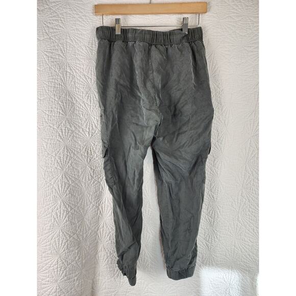 Banana Republic Women's Green Cargo Pockets Jogger Pants Size Petite Small - Picture 1 of 8